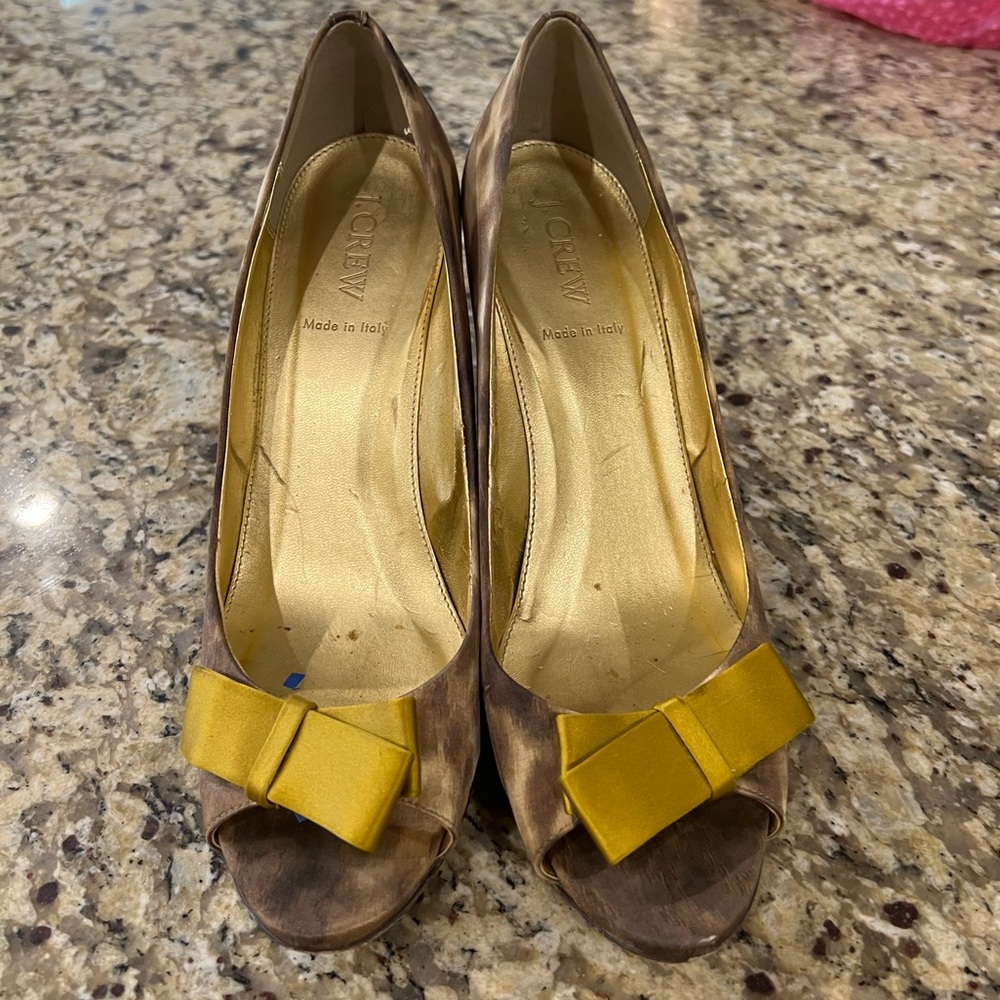 J Crew Gorgeous pumps Made in Italy Size 9.5